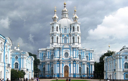 Smolny-Kathedrale. St. Petersburg.