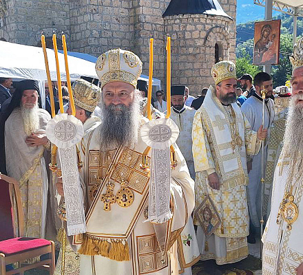 Патриарху Порфирию поклонились в многострадальной Велице