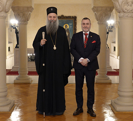 Патриарх Порфирий побеседовал с послом Королевства Испания