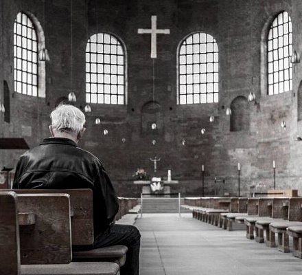 Protestantische Christen haben einen Tag der Umkehr und des Gebets