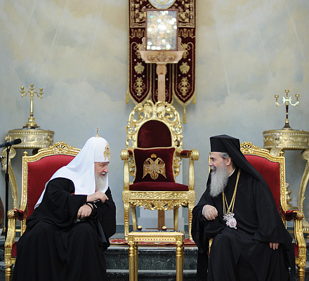 Patriarch Kirill machte dem Patriarchat von Jerusalem ein Geschenk