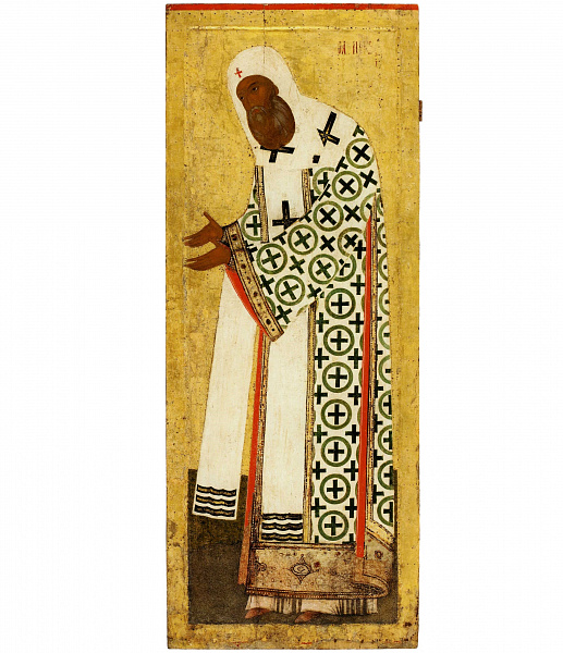 Св. Петр, митрополит Московский и всея Руси (ростовая, деисус)  