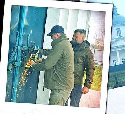 На Светлой седмице рейдеры захватили Михайловский храм Украинской Православной Церкви в селе Безуглевка