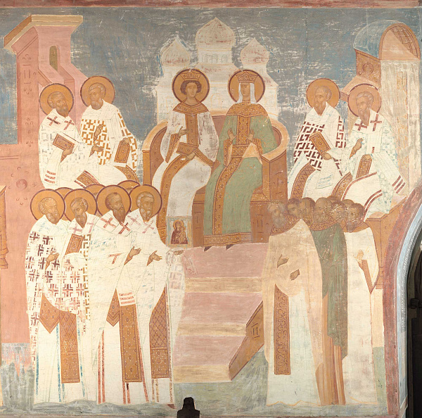 Седьмой Вселенский собор (фреска Дионисия)