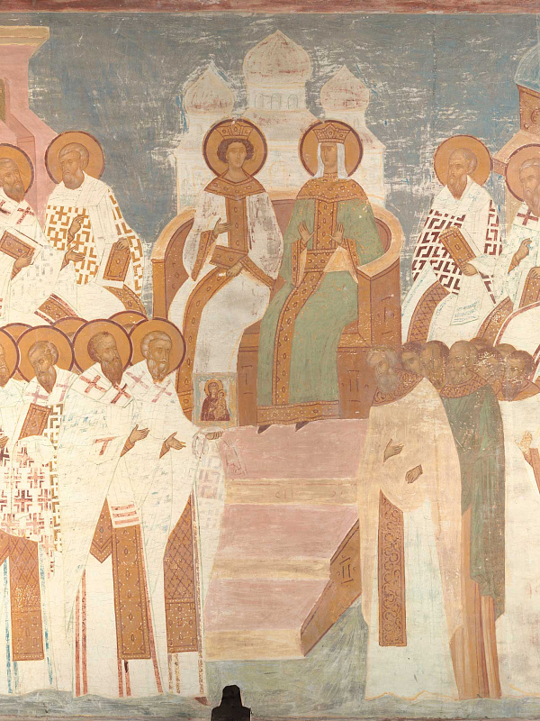 Седьмой Вселенский собор (фреска Дионисия)