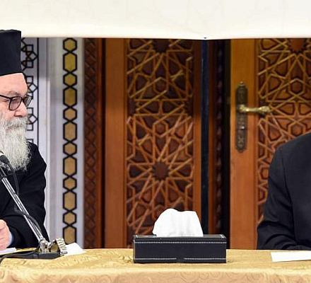 Лекция Блаженнейшего Патриарха Иоанна X в мечети Аль-Осман