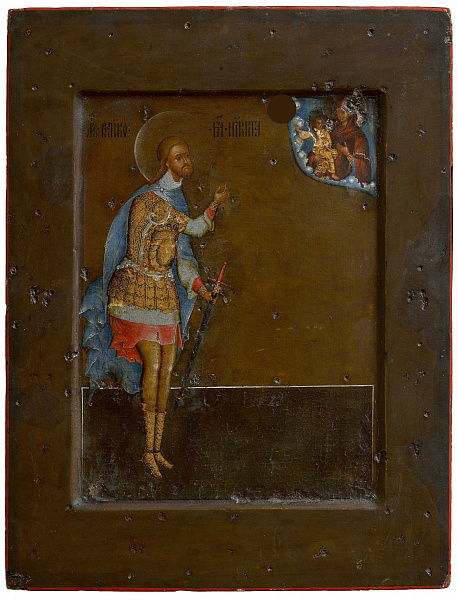 Великомученик Никита Готфский, икона-средник складня  