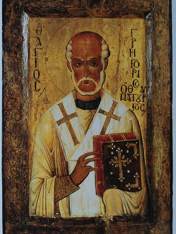 Икона Николая Угодника из монастыря св. Екатерины на Синае 