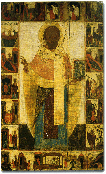 Николай Чудотворец, с житием (Костромская)  