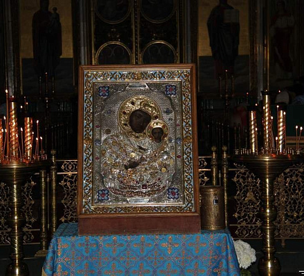 Die wundersame Pryazhevskaya-Ikone der Muttergottes wurde nach Kursk gebracht