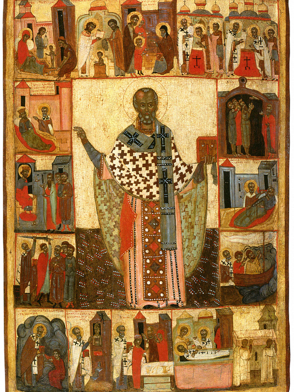 Св. Николай Мирликийский, с житием  