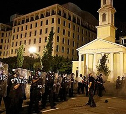 Die historische 'Church of Presidents' in Washington entkam dem Tod durch Feuer