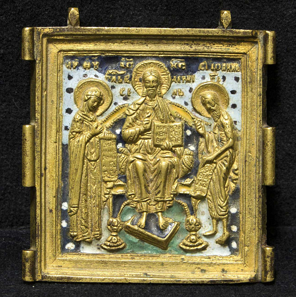 Деисус. Центральная створа складня (литьё)