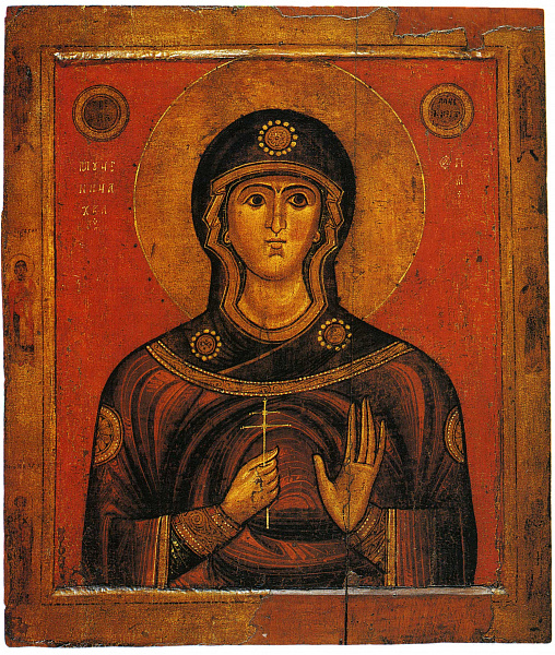 Мч. Иулиания (двусторонняя, со святыми на полях)  