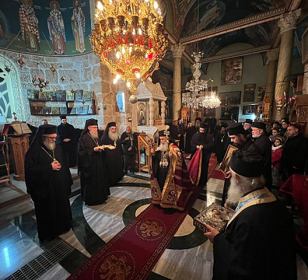 Праздник Святого Феодосия Киновиарха в Патриархате