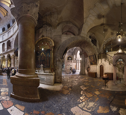 Die Armenier führten in der Grabeskirche eine allgemeine Reinigung durch