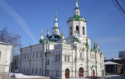 Tempel zu Ehren des ungemachten Bildes des Erlösers. Tjumen.