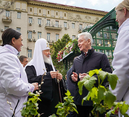 Святейший Патриарх Кирилл посетил фестиваль «Пасхальный дар» в Москве