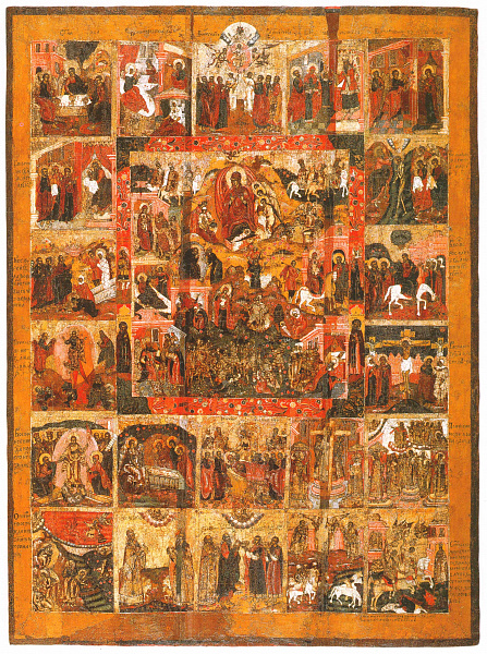 Рождество Христово, с праздниками и избранными святыми