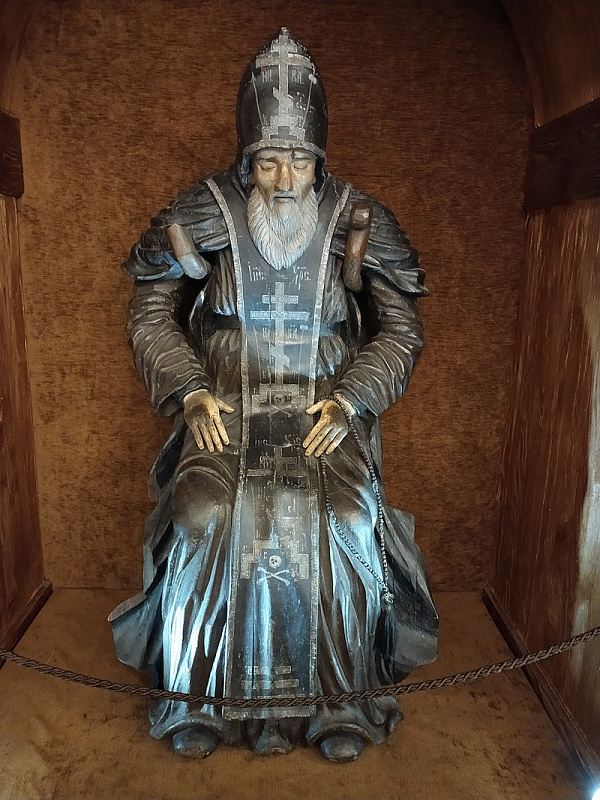 Прпдб. Нил Столбенский (почитаемая деревянная скульптура)