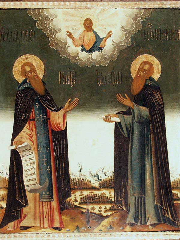 Преподобные Дионисий и Амфилохий Глушицкие  