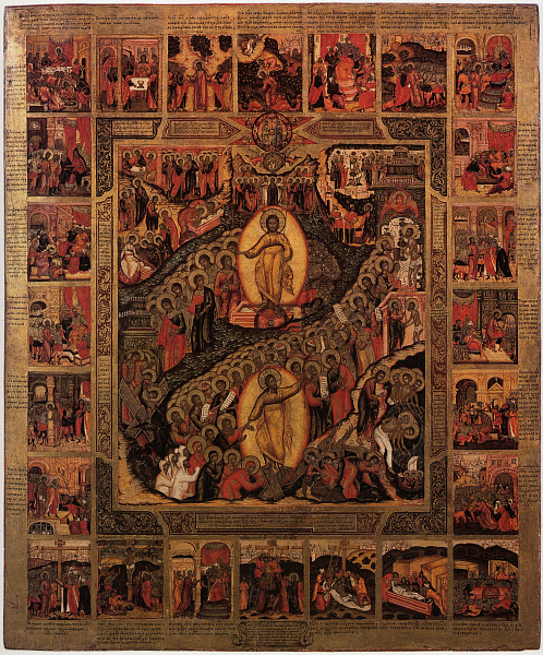 Воскресение Христово (с клеймами страстей)