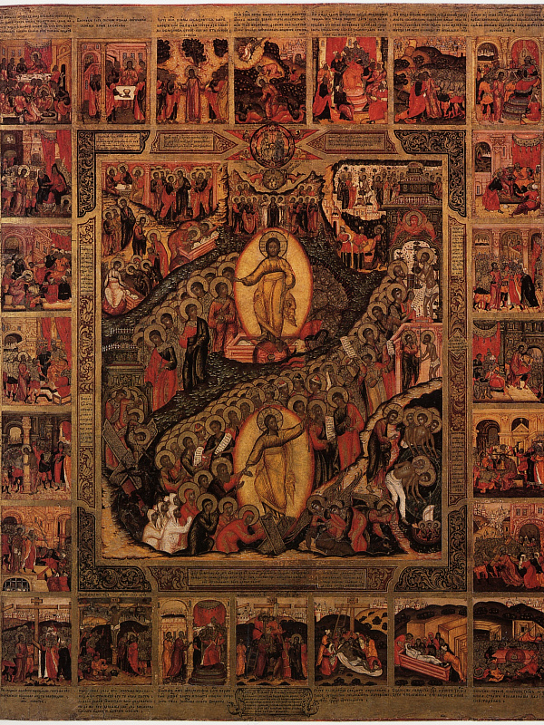 Воскресение Христово (с клеймами страстей)