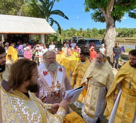 Der erste Tempel der russisch-orthodoxen Kirche, der auf den Philippinen geweiht wurde