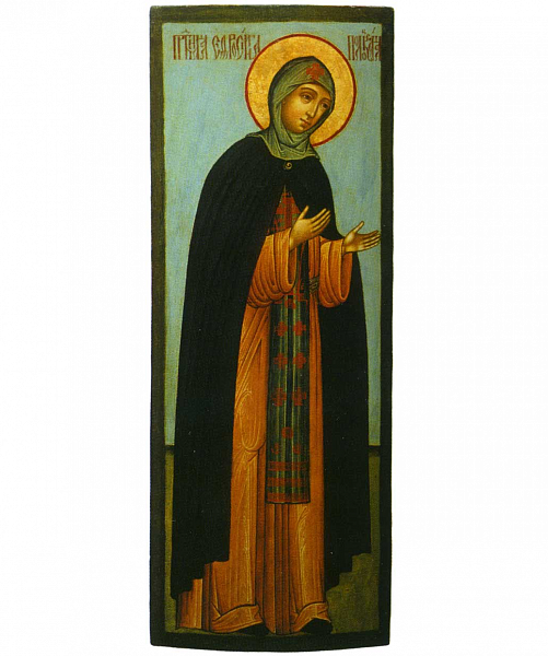 Преподобная Евфросиния Полоцкая (из деисусного чина)