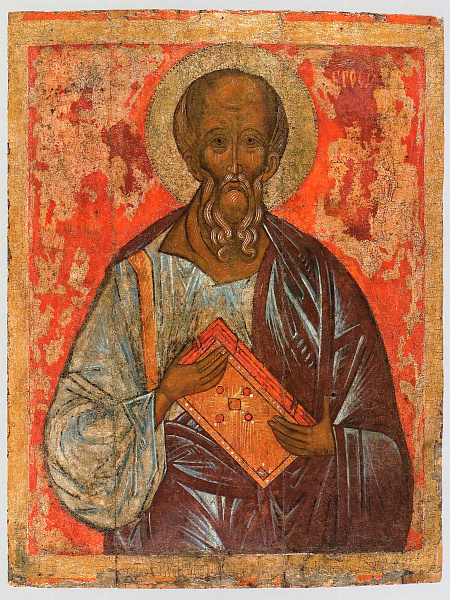 Апостол Иоанн Богослов, новгородская икона  