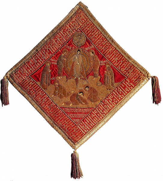 Прпдб. Савватий и Зосима Соловецкие (палица со сценой Преображения)  