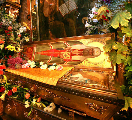 Die Reliquien des heiligen Tichon wurden nach Pskow gebracht