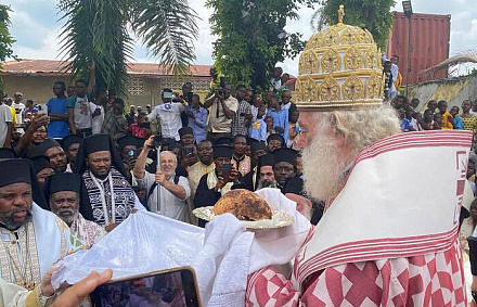 В ДРК обретены мощи известного миссионера прп. Хризостома (Папасарантопулоса)