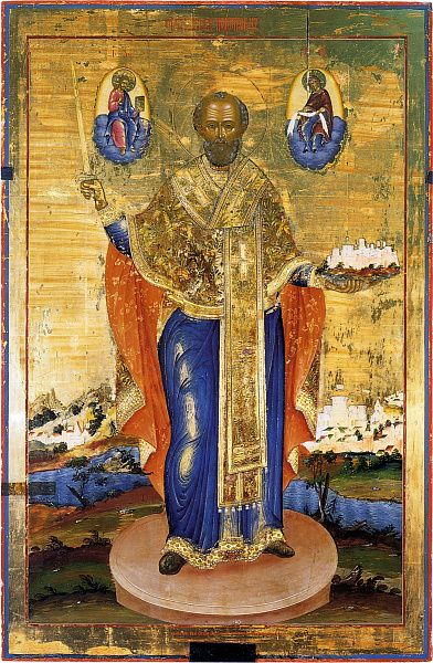 Никола Можайский, с Никейским чудом (Невьянская) 