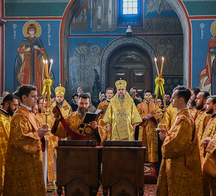 Божественная литургия в день праздника Обрезание Господнего