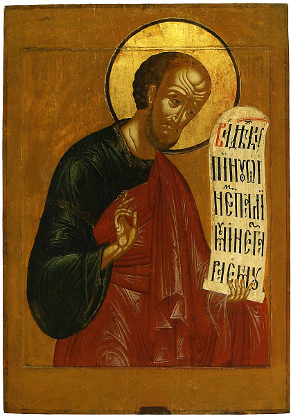 Пророк Моисей Боговидец, икона из пророческого чина 