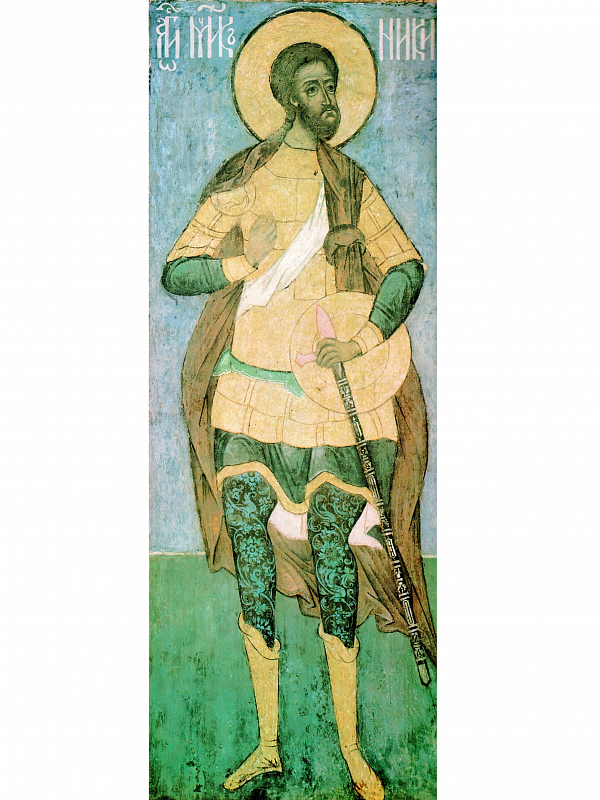 Великомученик Никита Готфский, фреска 