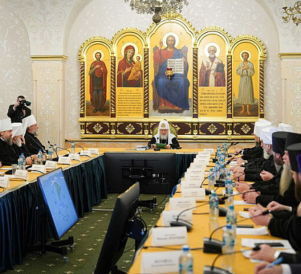Состоялось совместное заседание Священного Синода и Высшего Церковного Совета