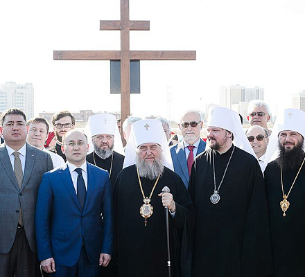 Eine neue orthodoxe Kirche soll in der Hauptstadt Kasachstans gebaut werden