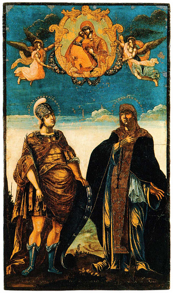 Преподобная Мария Египетская и великомученик Димитрий Солунский