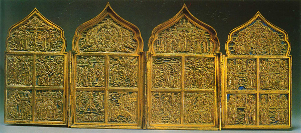 Праздники (складень-тетраптих, литье)