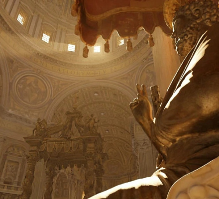 ФОТО: Откройте для себя историю собора Святого Петра в новой 3D-модели, созданной Microsoft с помощью искусственного интеллекта