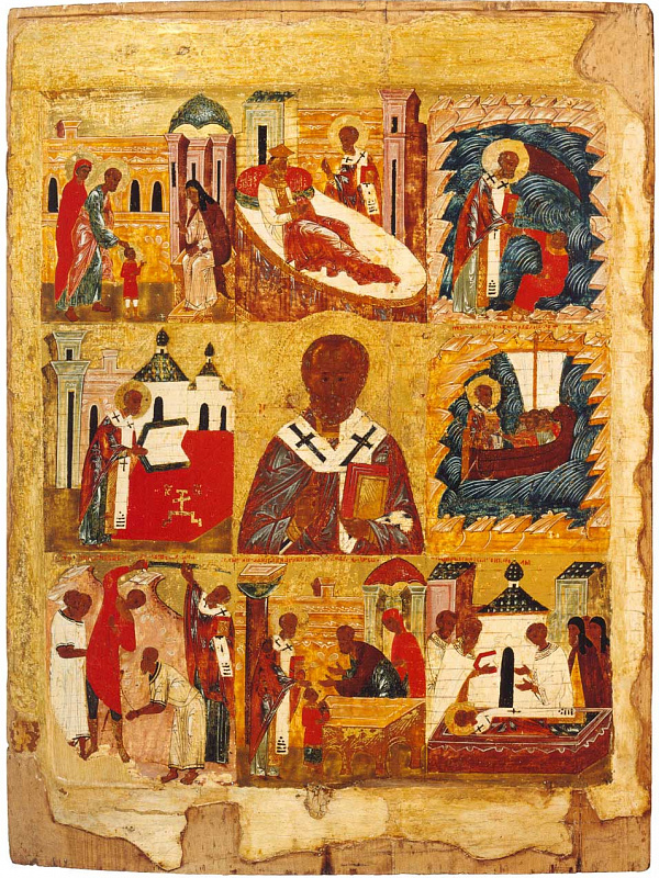 Святитель Николай Чудотворец, с житием (Русский Север)  