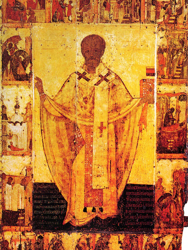 Никола Зарайский, с житием (Киевская)  