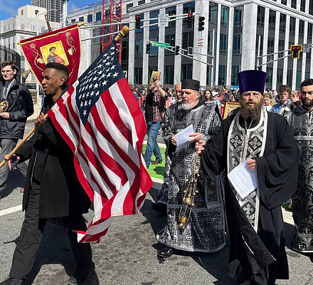 Православные разных юрисдикций приняли участие в "Марше за жизнь" в Атланте