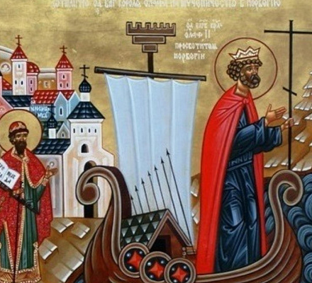 Die Kapelle des hl. Olaf wurde in der katholischen Pfarrei Novgorod der Apostel Peter und Paul geweiht