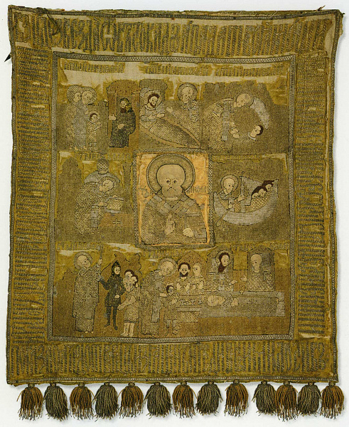 Святитель Николай Чудотворец, Великорецкая (пелена подвесная) 