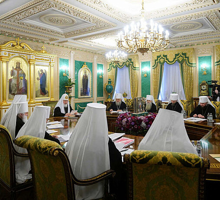 Состоялось очередное заседание Священного Синода Русской Православной Церкви
