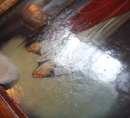 Die Ikone des Erzengels Michael wurde in der Strafkolonie befriedet