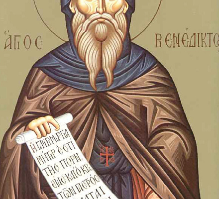 Память святителя Бенедикта, архимандрита Римского